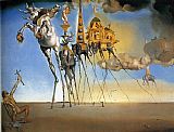 Salvador Dali Canvas Paintings - The Temptation of St. Anthony